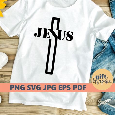 Jesus Cross Dxf Files Jesus Cross Laser Cut Jesus Cross Svg File For