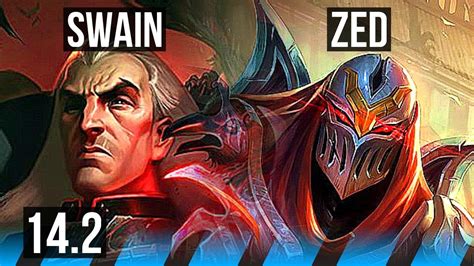 SWAIN Vs ZED MID 700 Games Dominating NA Master 14 2 YouTube