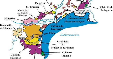 We Study Wine: Languedoc Roussillon Sub Regions Map