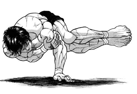 Baki Hanma One Arm Pose Manga Poses Martial Arts Manga Anime Characters