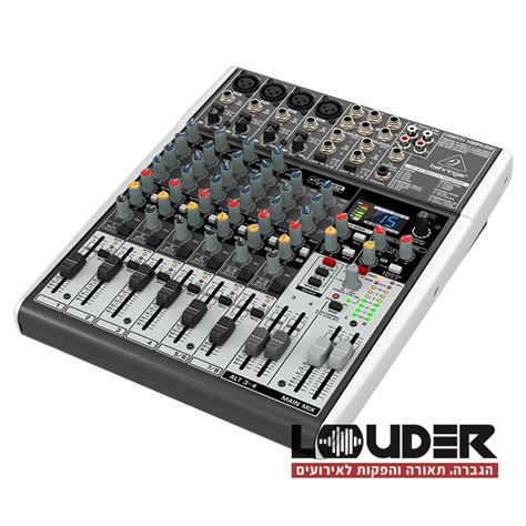 מיקסר אמנים אנלוגי עם חיבור למחשב BEHRINGER X1204USB – Louder – הגברה ...