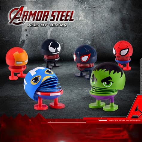 Boneka MARVEL Series Per Goyang Pajangan Dashboard Mobil 4 | Grosir