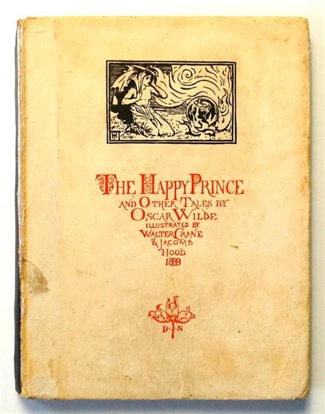 The Happy Prince And Other Tales De Oscar Wilde Walter Crane Ill Good Hardcover 1889 2nd