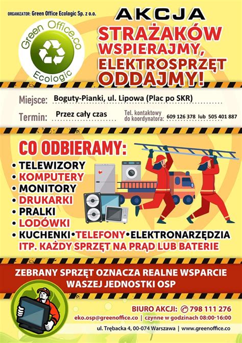 Zbi Rka Elektro Mieci Ochotnicza Stra Po Arna W Bogutach Piankach