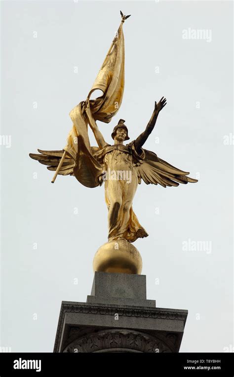 Winged Victory Statue Atop Hi Res Stock Photography And Images Alamy