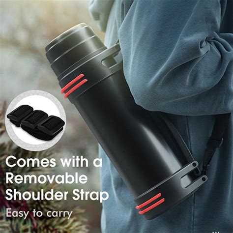 L Portable Vacuum Flask Insulated Hot Water Bottle Ido Lk