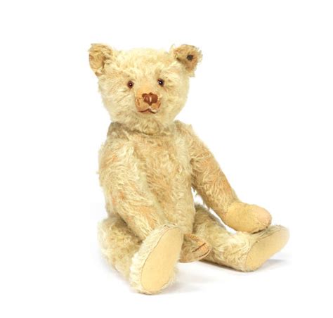 Bonhams White Mohair Steiff Teddy Bear Circa 1920