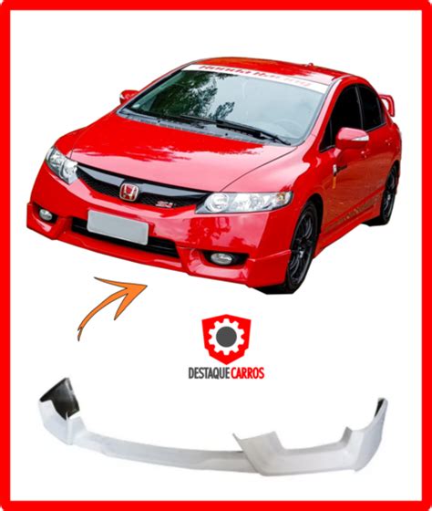 Kit Mugen Completo Aerof Lio Spoiler Dianteiro Traseiro Saia