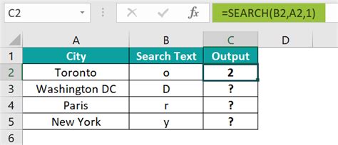 Search Function In Excel Formula Examples How To Use