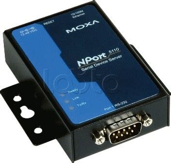Moxa NPort 5110A|Сервер 1-портовый RS-232 в Ethernet Moxa NPort 5110A ...