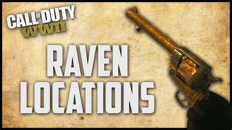 ALL 30 RAVEN LOCATIONS TO UNLOCK THE RAVEN CLAW WW2 Zombies The