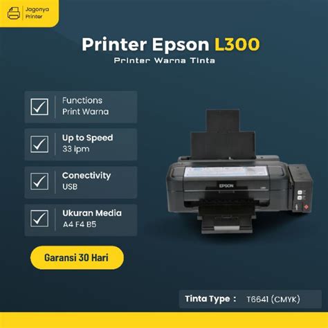Jual Printer Epson L300 Print Photo Sticker Shopee Indonesia