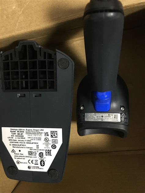 Datalogic Quickscan QBT2430-BK-BTK1 Bluetooth Wireless 2D USB Barcode ...