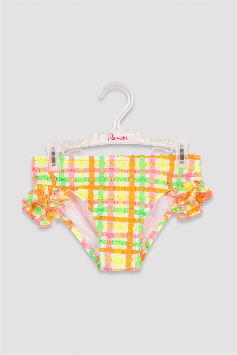 Penti Neon Renkli K Z Ocuk Gingham Kare Desenli Bikini Tak M Fiyat Yorumlar Trendyol