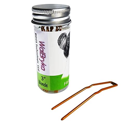 Hairpins For Bun ROCST Bobby Pins Clips For Ballet Woman Girl Hairdressing Salon 12pcs Blonde