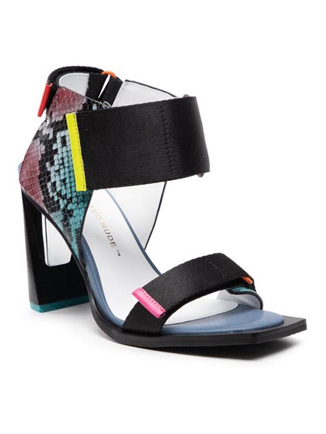 Sanda Y United Nude Run Sandal Hi Czarny Eobuwie Pl