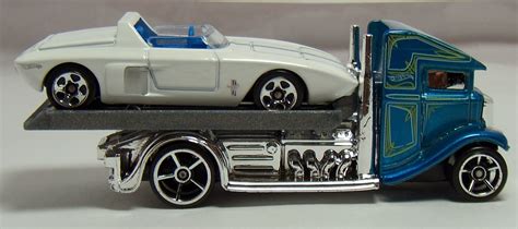 Two Lane Desktop Flatbed Haulers Part Hot Wheels Fast Bed Hauler Cabbin Fever And