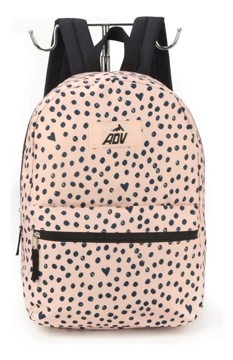 Mochila Costa Luxcel ADV Poá Nude MS AVNU Papelaria Criativa