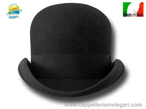 Bat Masterson Old Western Bowler Derby Hat Wool Felt Bombetta Bat