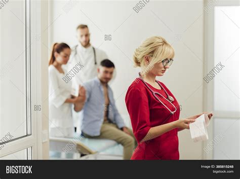 Portrait Blonde Female Image Photo Free Trial Bigstock