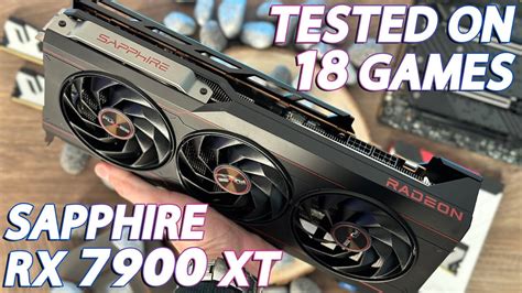 SAPPHIRE RX 7900 XT PULSE 18 GAMES TESTED 1080p 1440p 2160p YouTube