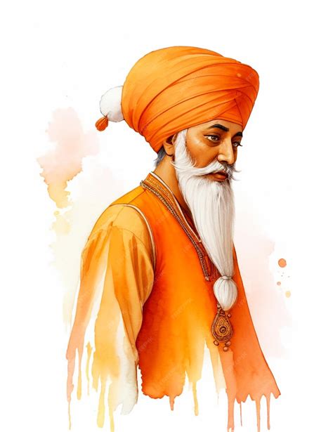 premium ai image guru nanak dev ji