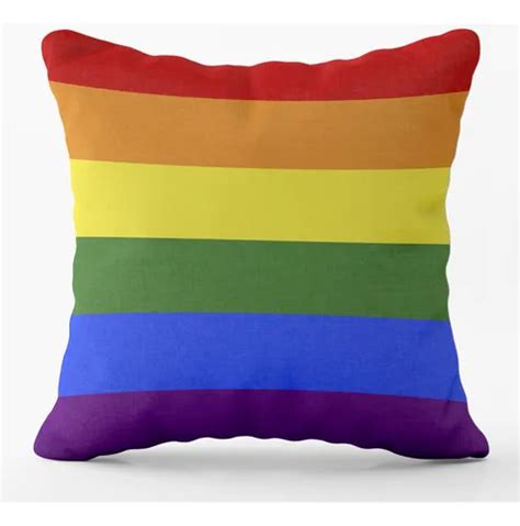 Almohada Cojin Orgullo Gay Lgbt Pride X Cm Meses Sin Inter S