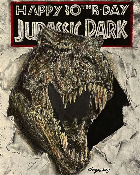 Artstation Jurassic Park 30th Anniversary Cover