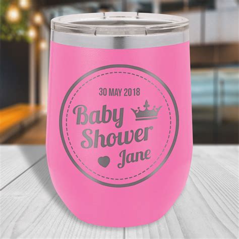 Buy Personalized Baby Shower Favors, Vacuum Insulated Stemless Tumbler ...