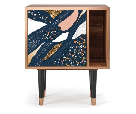 Нощно шкафче STORYZ S Nude Iceberg Walnut Vivre