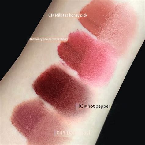 Mist Matte Liquid Lipstick Impermeable Larga Duración Lip Gloss No Fade Nude Labiales Lipstick