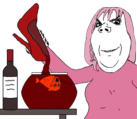 Wine Aunt Kils Her Soyfish Soy Boy Face Soyjak Know Your Meme