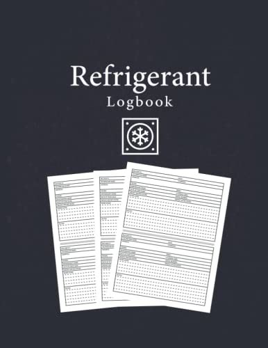 Refrigerant Log Book Hvac Technician Refrigerant Logbook 609 Macs For