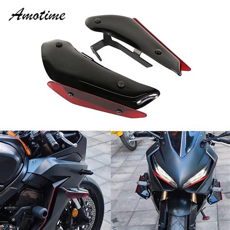 Kit De Carenado Para Motocicleta Ala Fija Aerodin Mica Para Honda