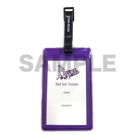 ラゲッジタグ ナゴヤディビジョンBad Ass Temple ヒプノシスマイク Division Rap Battle KING RECORDS OFFICIAL SITE