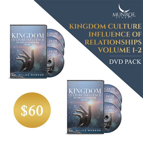 Kingdom Culture Influence of Relationships Volume 1-2 DVD PACK - Munroe