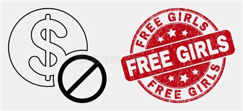 Girls In Bed With Dollar Beautiful Woman And Cash Sex For Stock Vector Illustration Of