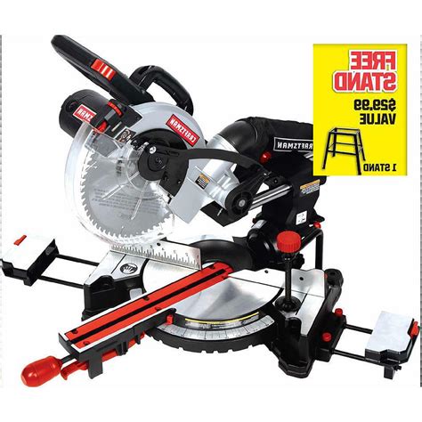 Craftsman 10 Compound Miter Saw With Stand NEW