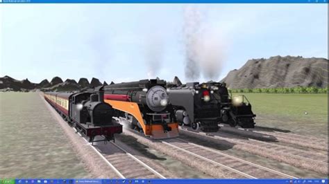 E2 Vs Up Big Boy Vs Sp 4449 Daylight Vs Up 844 In Trainz 2019 Up Big