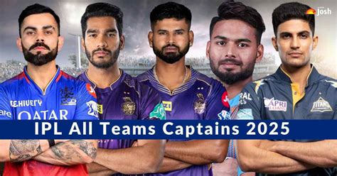 ipl  teams captains  complete list  indian premier league