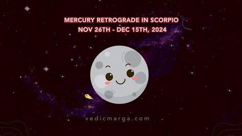 Mercury Retrograde In Scorpio Nov 26th To Dec 15th 2024