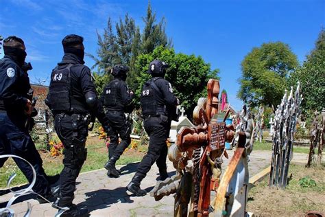 Implementa policía de San Andrés Cholula Operativo Todos Santos 2023