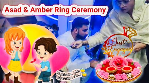 Asad And Amber Ring Ceremony 🤵🏻👰🏻‍♀️ Engagement Vlog 😇 Rabialife