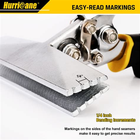 Snapklik Sheet Metal Hand Seamer 6 Inch Straight Jaw Sheet Metal