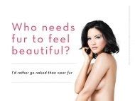 Naked Olivia Munn In Peta Advertisement