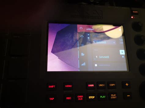 Mpc Touch Screen Only Shows Half The Menu Cant Be Set To The Right