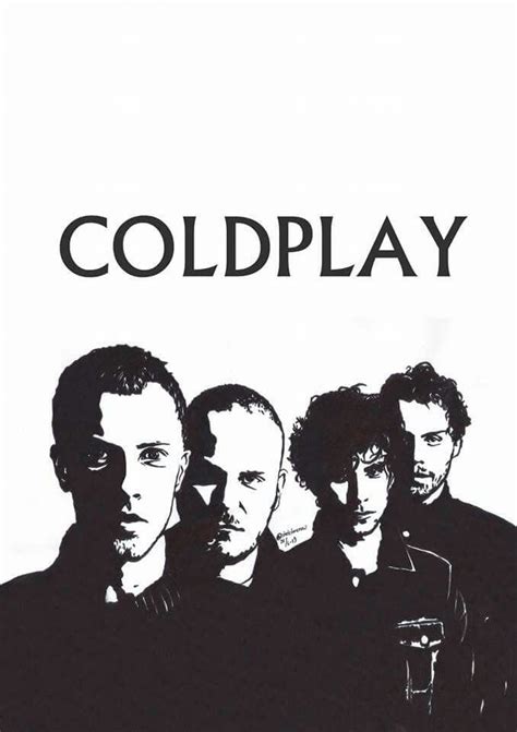 Coldplay Band Poster