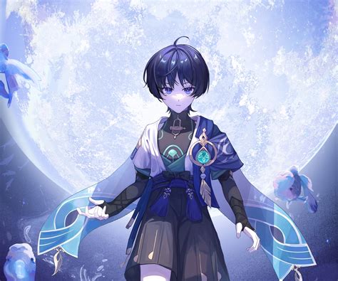 scaramouche  genshin impact wallpaper hd games  wallpapers