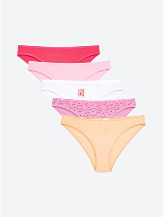 Printed Bikini Briefs 5 Pack S44203Z8 H4K LC Waikiki