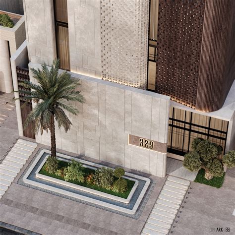 villa elevation design behance